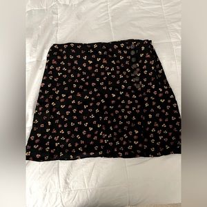 Madewell wrap mini skirt size 14